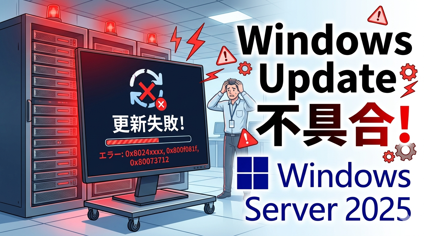 Windows Server 2025の2026年4月アップデートで不具合